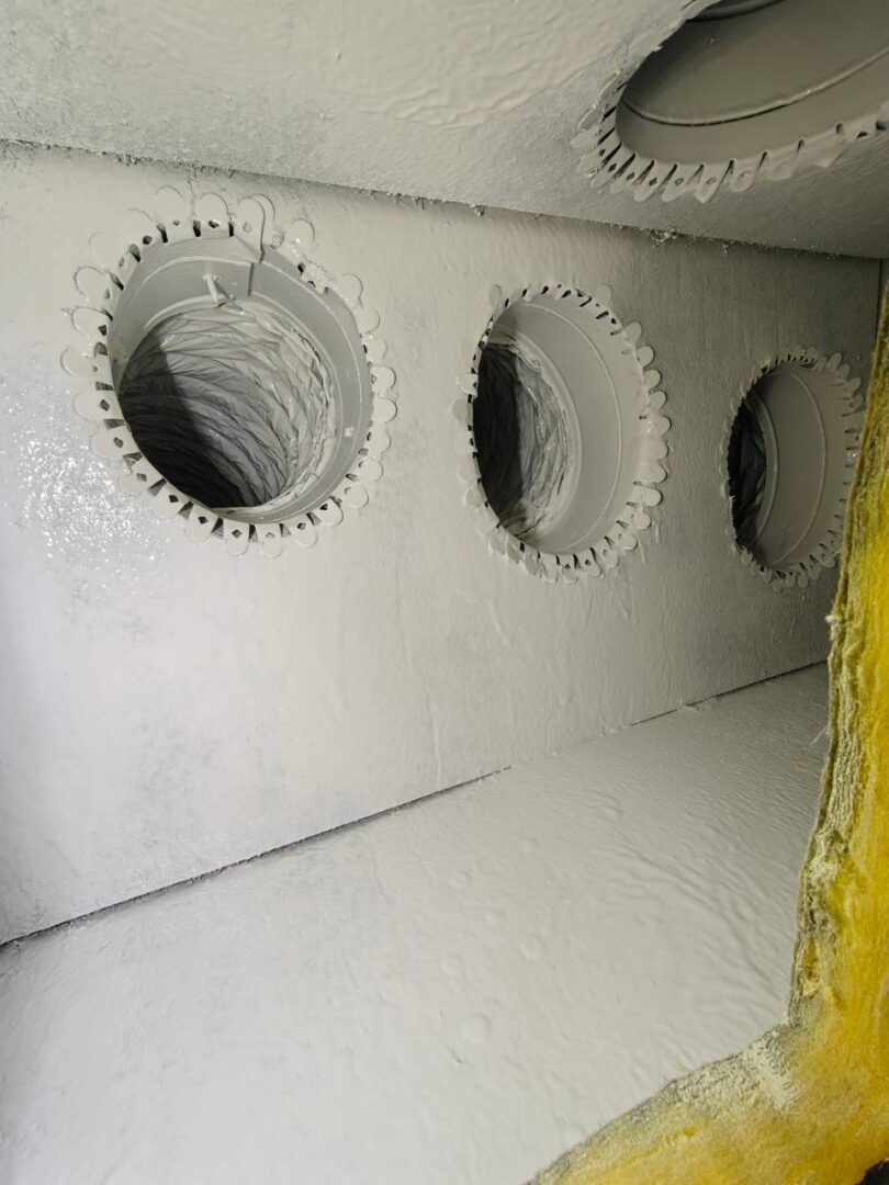Commercial plenum after cleaning